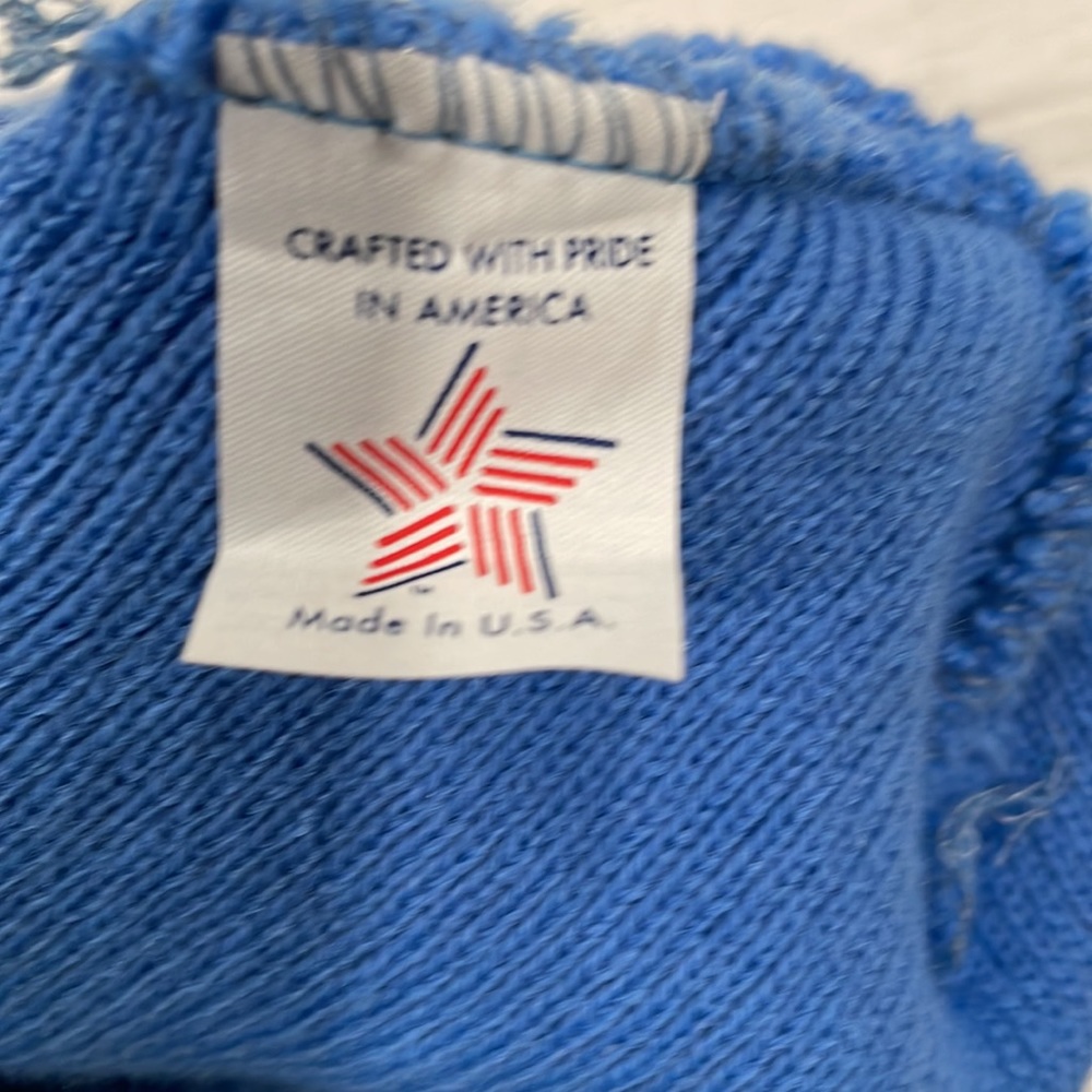 Von Dutch NWOT beanie Blue & Yellow - Picture 2 of 3
